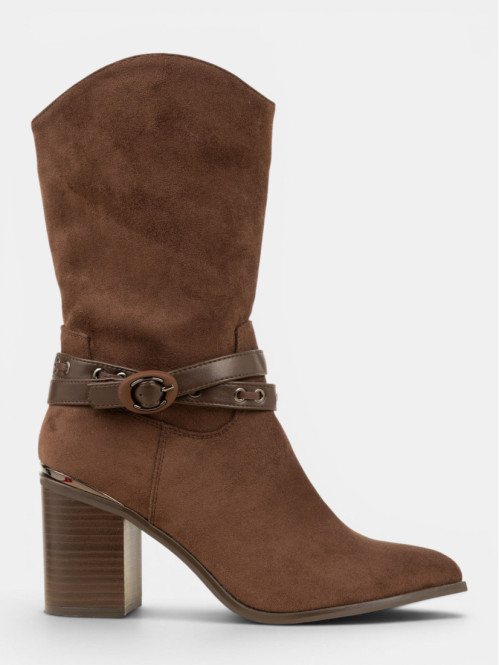 Bottines à talon brides...