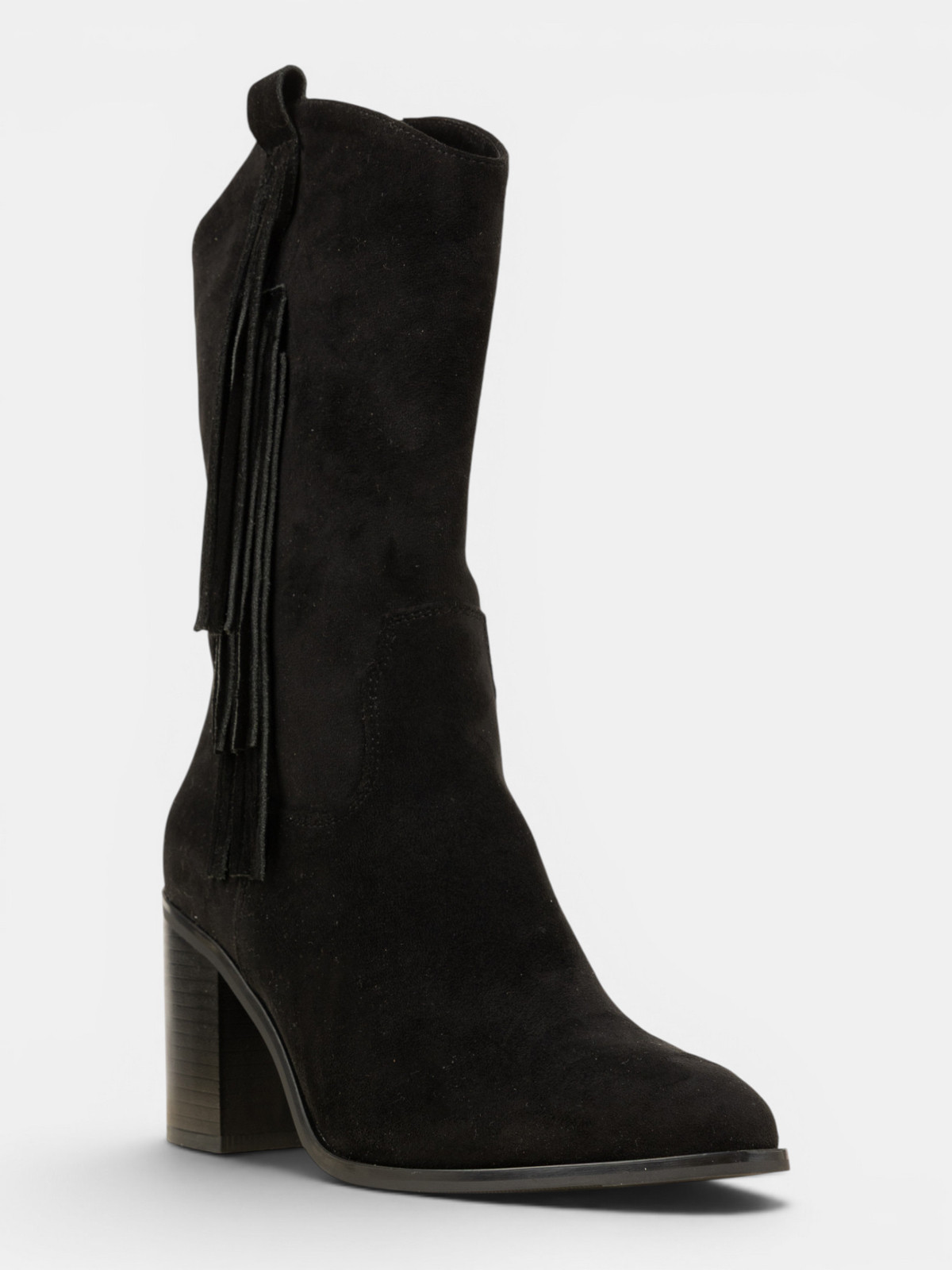 Bottines à talon noires femme (36-41)