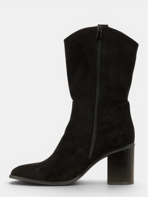 Bottines à talon noires...