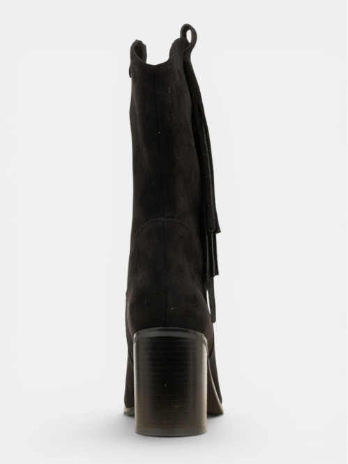 Bottines à talon noires...