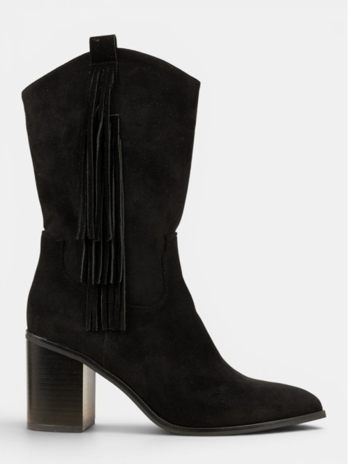 Bottines à talon noires...