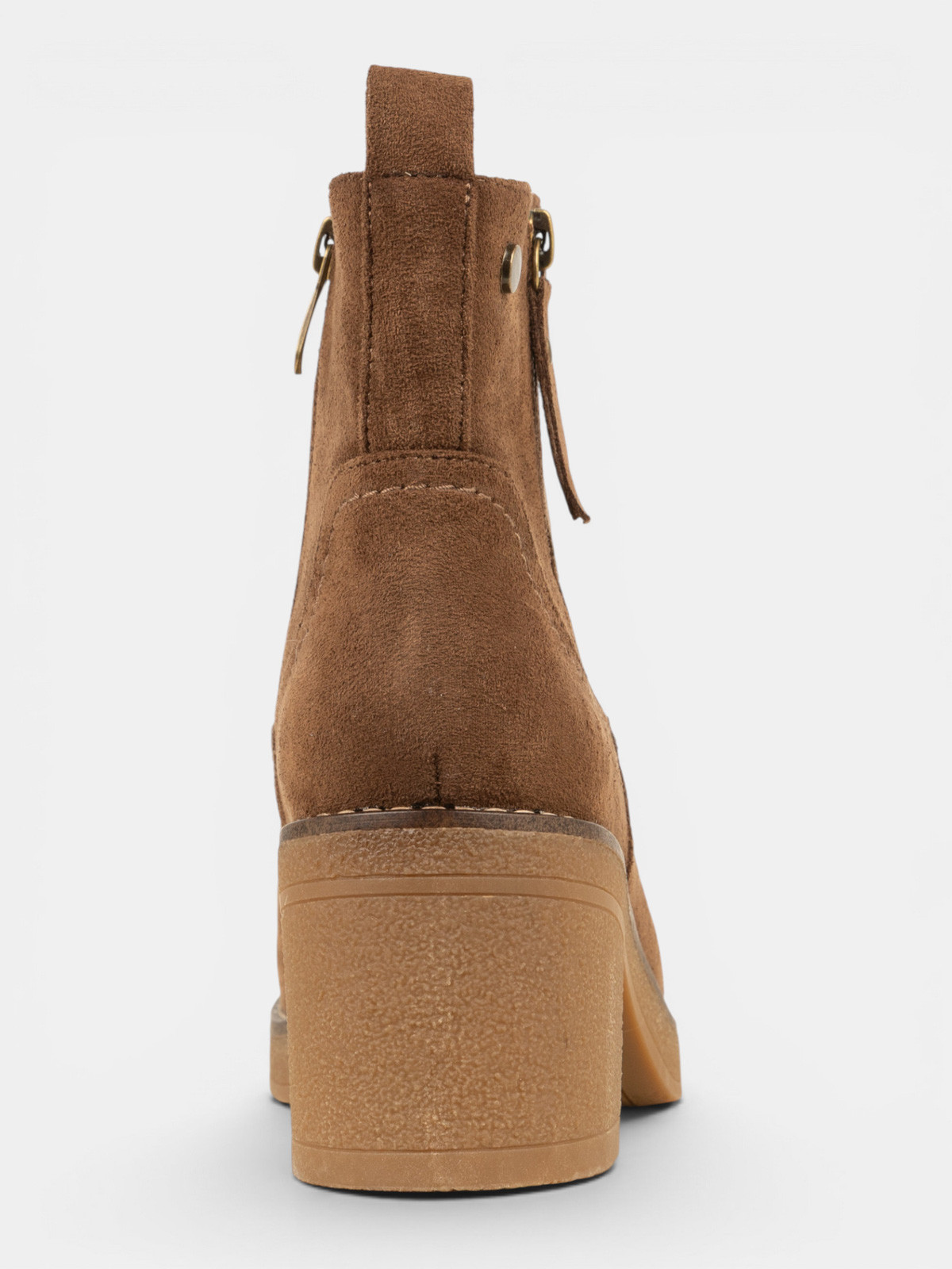 Bottines zippées kaki femme (36-41) Bottines zippées kaki femme (36-41)