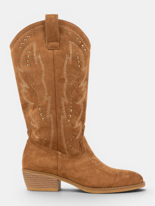 Bottines western taupe...