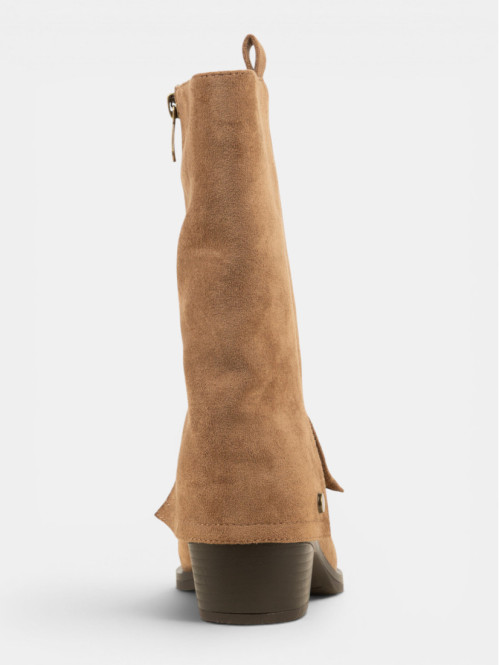 Bottines à talon taupes...