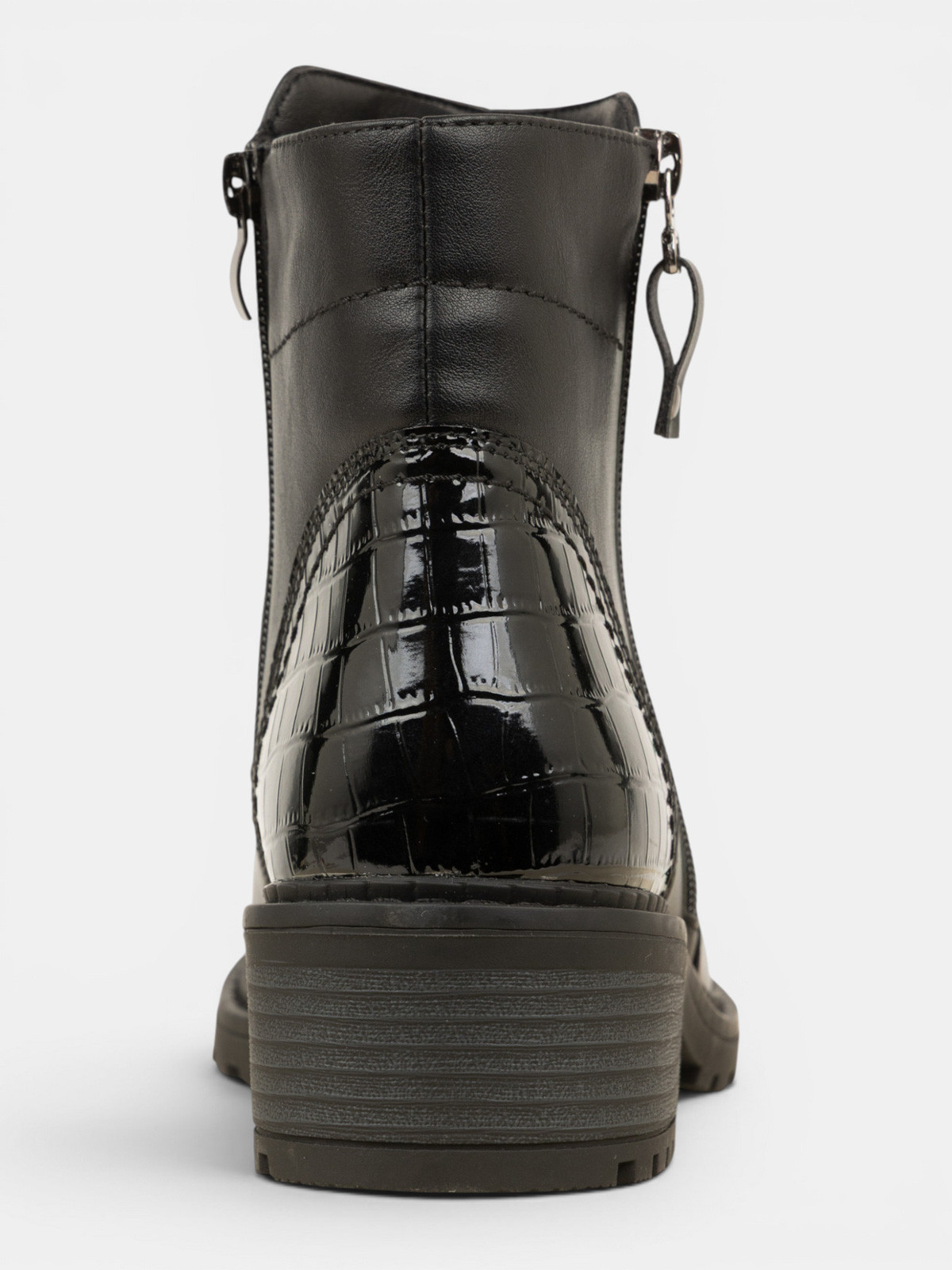 Bottines noires zippées femme (36-41) Bottines noires zippées femme (36-41)