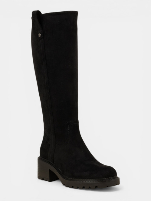 Bottes à talon noires femme...