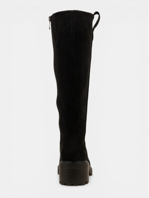 Bottes à talon noires femme...