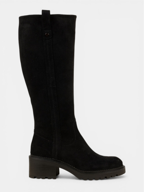 Bottes à talon noires femme...