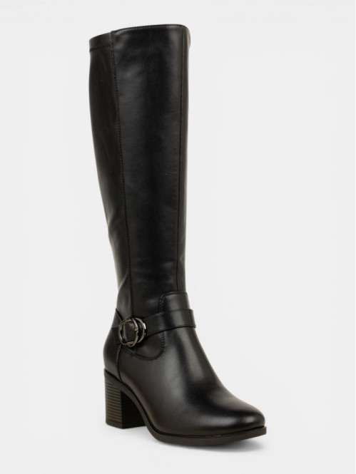Bottes noires à talon femme...