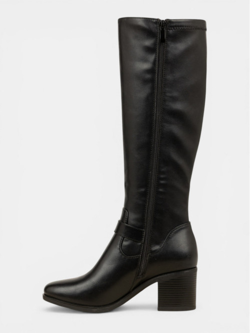 Bottes noires à talon femme...