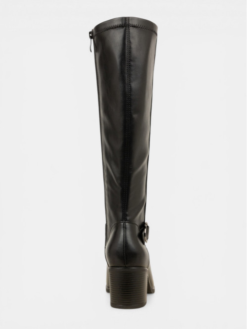 Bottes noires à talon femme...