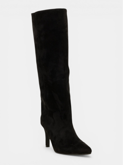 Bottes à talon zippées...