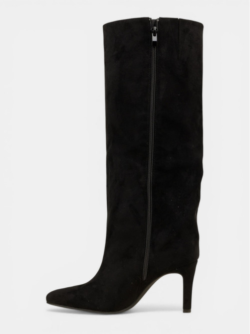 Bottes à talon zippées...