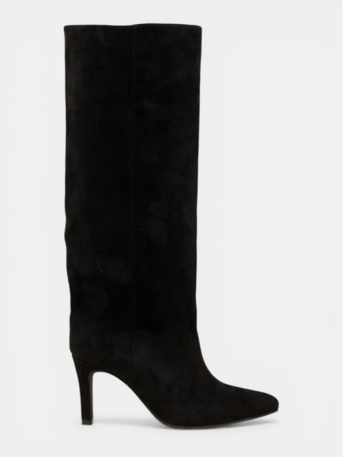 Bottes à talon zippées...