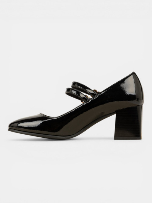 Escarpins noirs brides femme (36-41) Escarpins noirs brides femme (36-41)