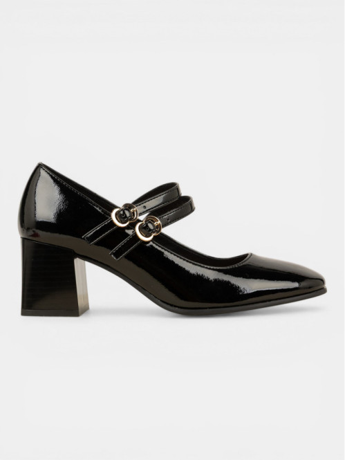 Escarpins noirs brides femme (36-41) Escarpins noirs brides femme (36-41)