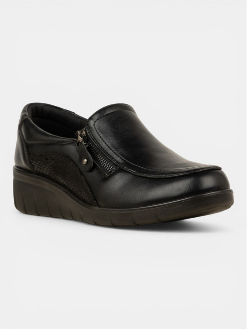 Mocassin confort noir femme...