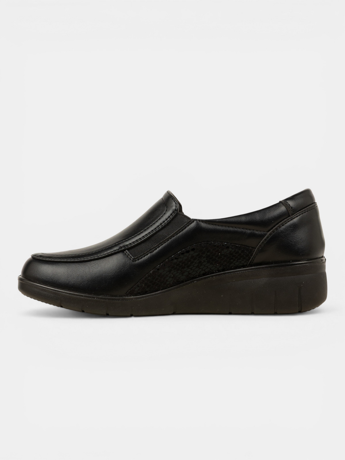 Mocassin confort noir femme (36-41) Mocassin confort noir femme (36-41)