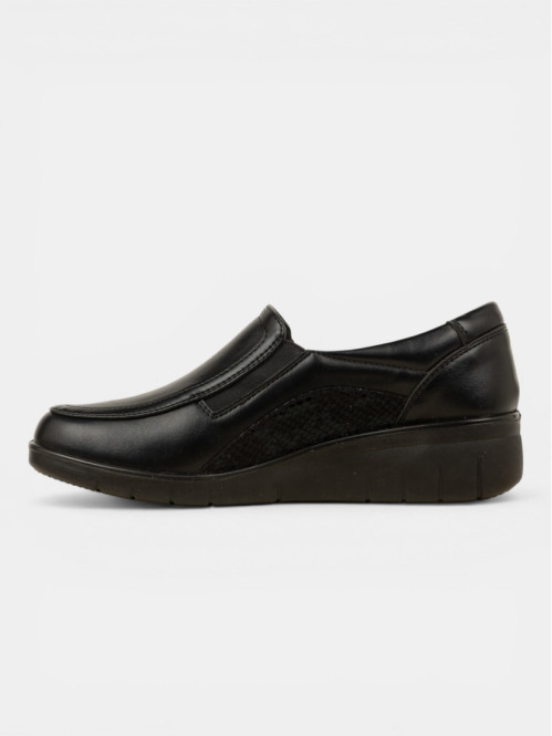 Mocassin confort noir femme...