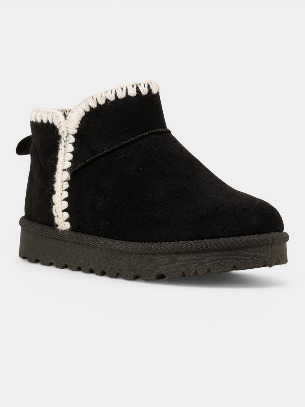 Bottine noir suédine femme (36-41) Bottine noir suédine femme (36-41)