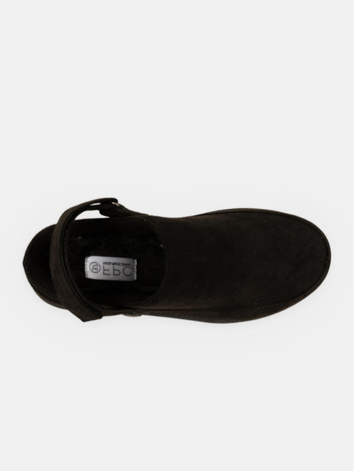 Boots noires sangles femme...