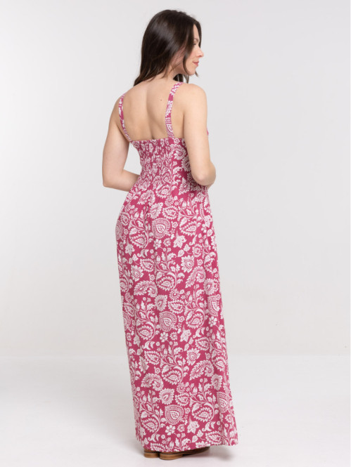 Robe imprimée florale à...