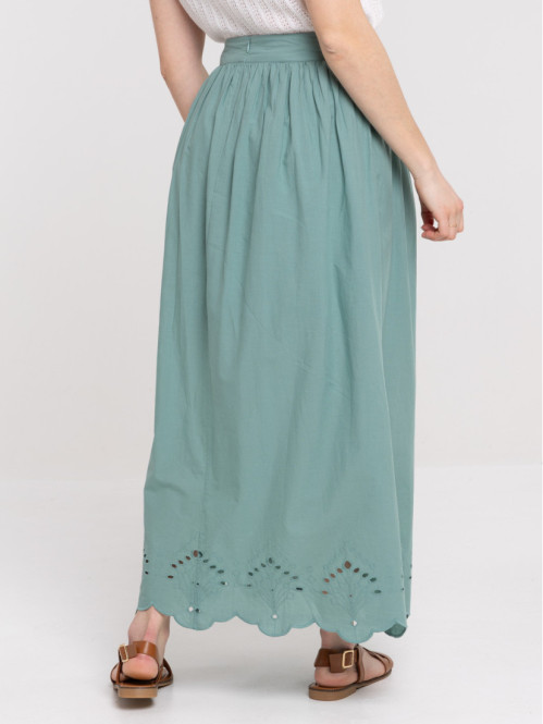 Jupe longue broderie...