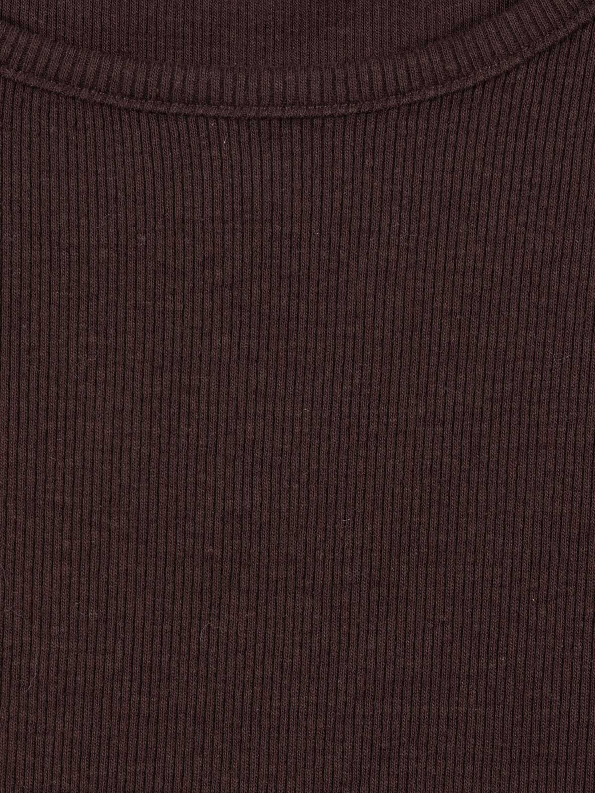 T-shirt matière côtelée fille (XXS-M)