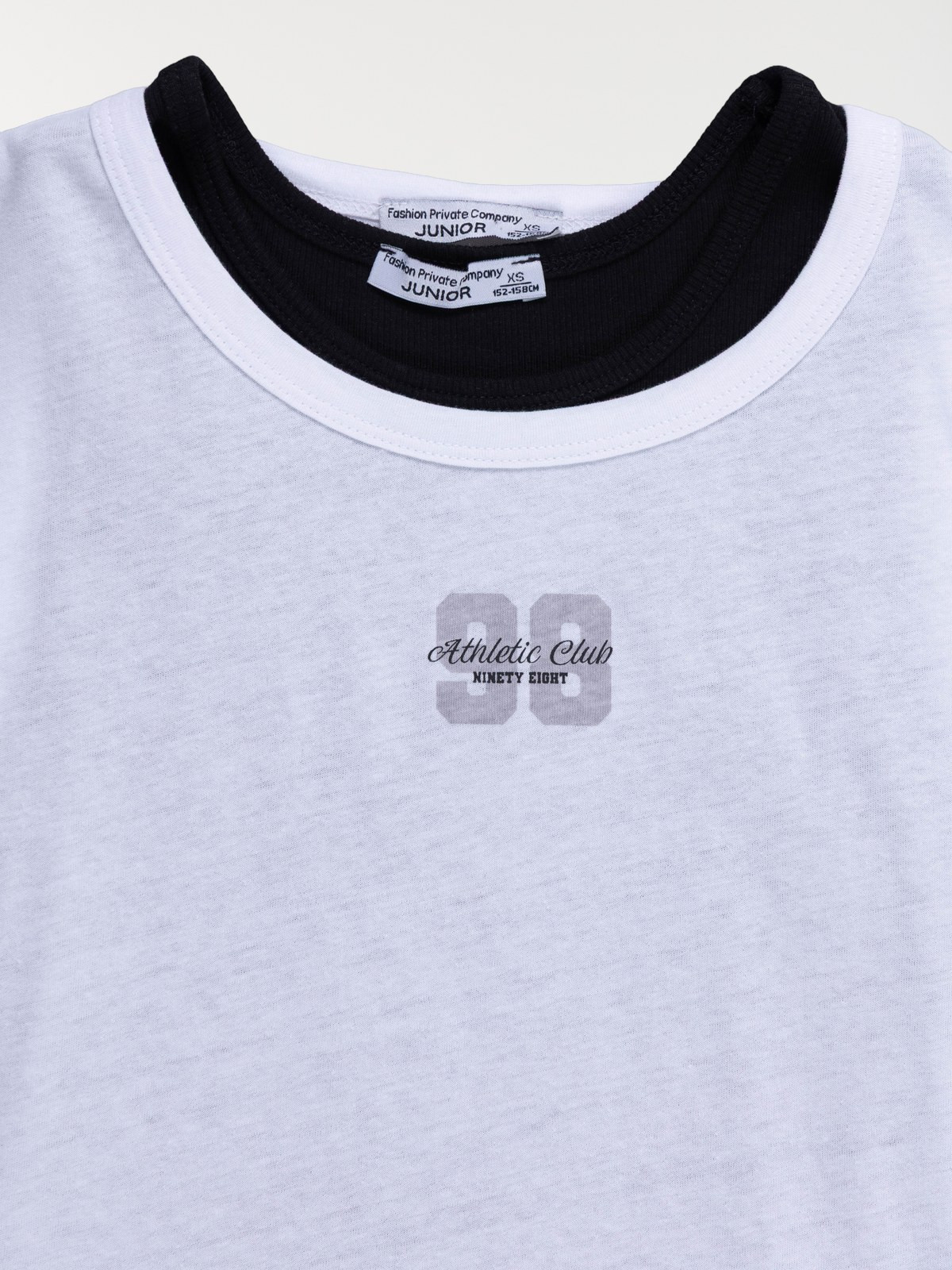 T-shirt sport 2 en 1 fille (XXS-M) T-shirt sport 2 en 1 fille (XXS-M)