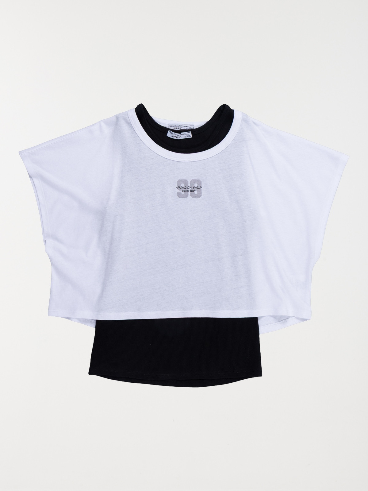 T-shirt sport 2 en 1 fille (XXS-M) T-shirt sport 2 en 1 fille (XXS-M)