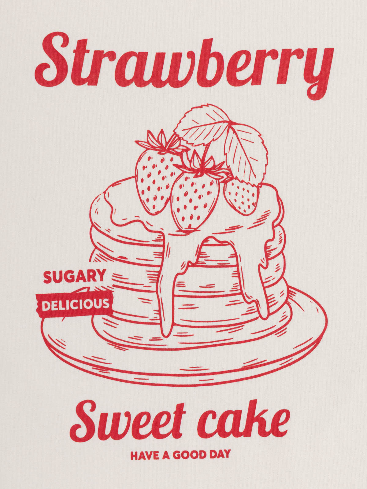Tee-shirt strawberry fille (XXS-M)