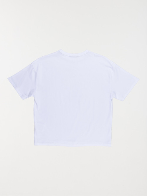 Tee-shirt popcorn fille blanc (XXS-M)