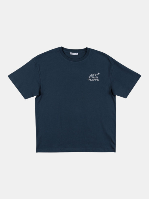 T-shirt imprimé bleu nuit garçon (XXS-M) T-shirt imprimé bleu nuit garçon (XXS-M)