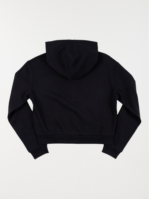 Sweat capuche zippé court...