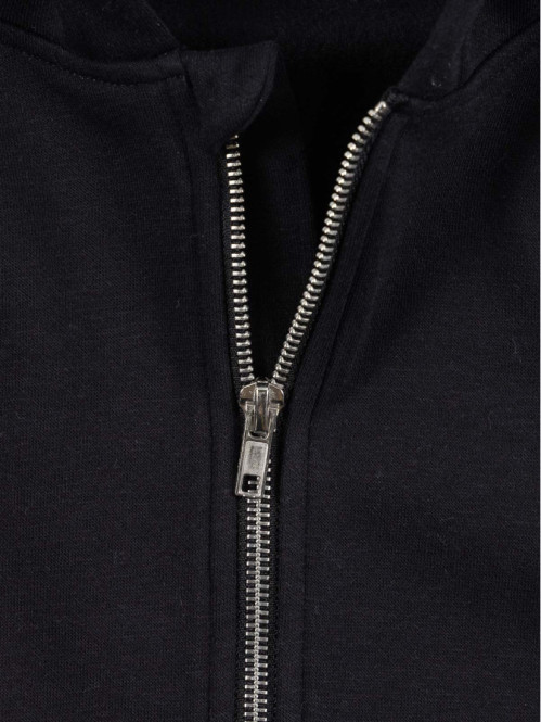 Sweat capuche zippé court...