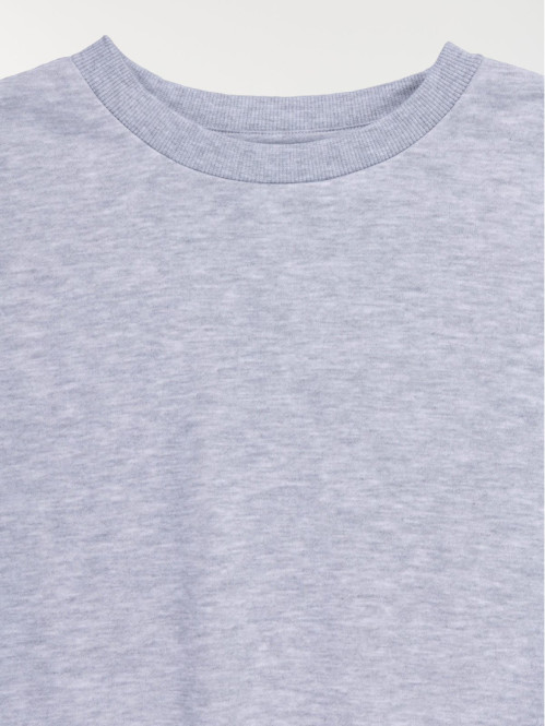 Sweat fille gris clair...