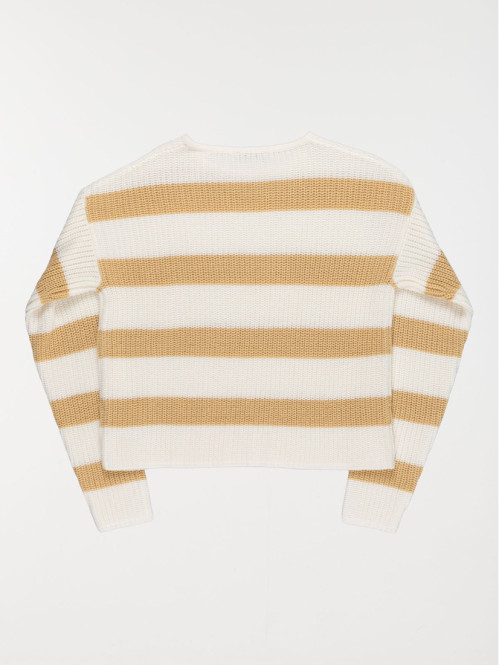 Pull col rond rayé fille (XXS-M) Pull col rond rayé fille (XXS-M)