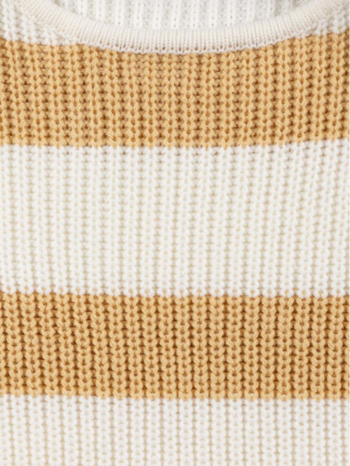 Pull col rond rayé fille (XXS-M) Pull col rond rayé fille (XXS-M)