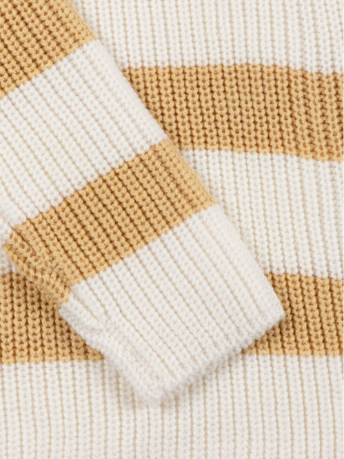 Pull col rond rayé fille (XXS-M) Pull col rond rayé fille (XXS-M)