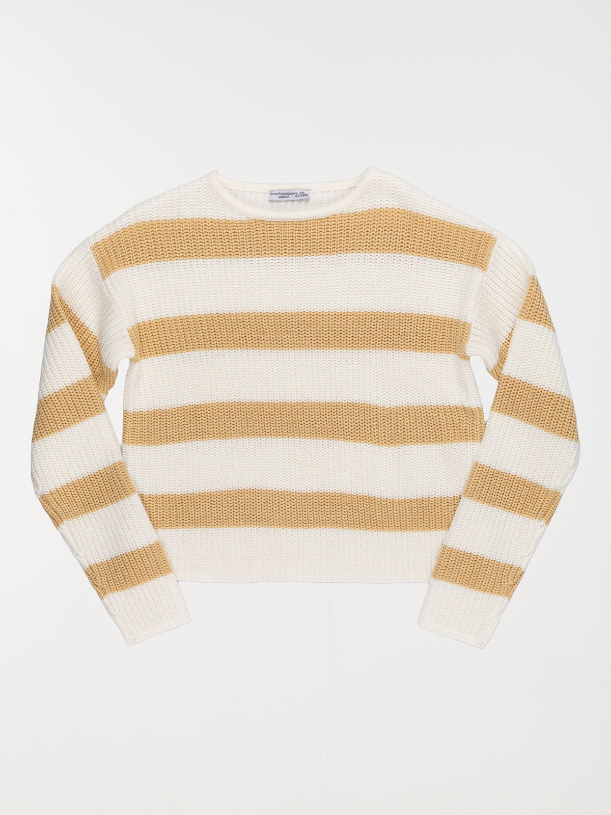 Pull col rond rayé fille (XXS-M) Pull col rond rayé fille (XXS-M)