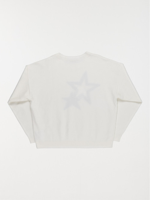 Pull étoiles en jacquard...