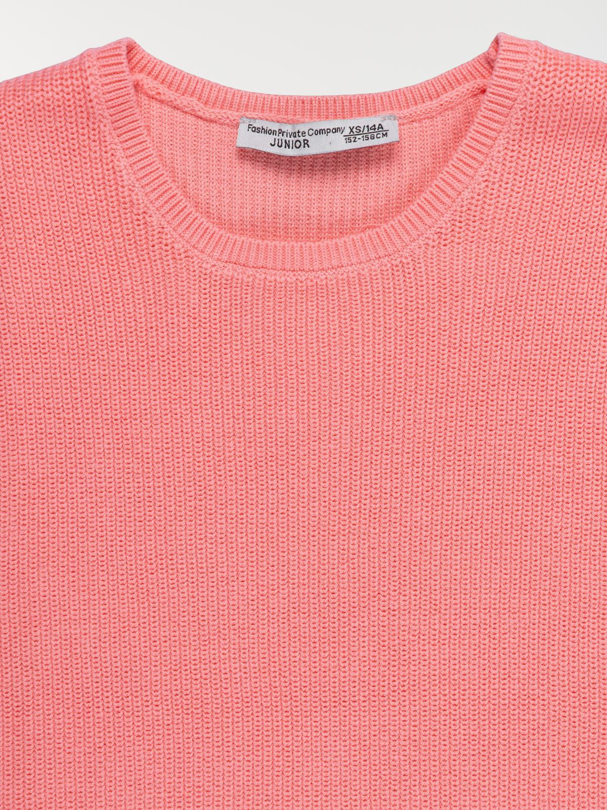 Pull sans manches rose fille (XXS-M)