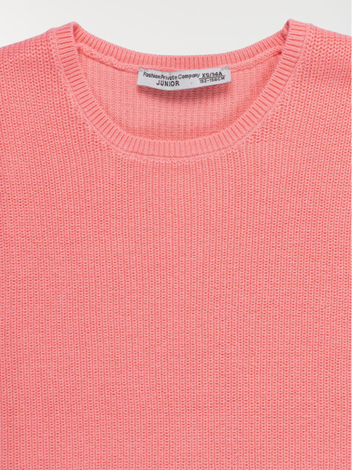 Pull sans manches rose...