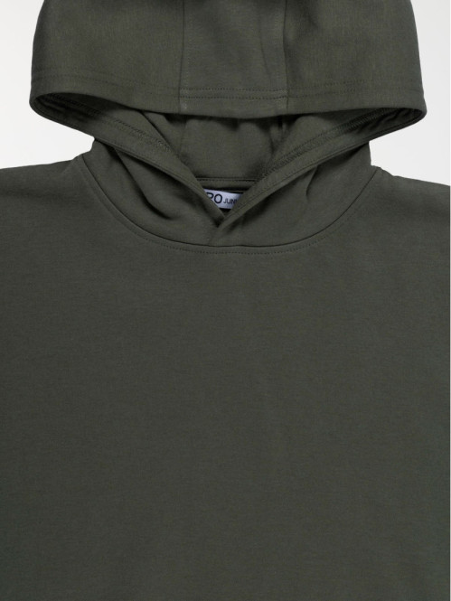 Sweat à capuche olive...