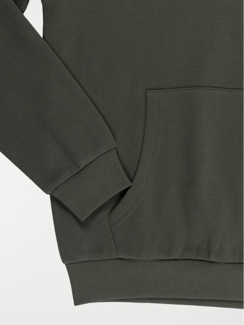 Sweat à capuche olive...