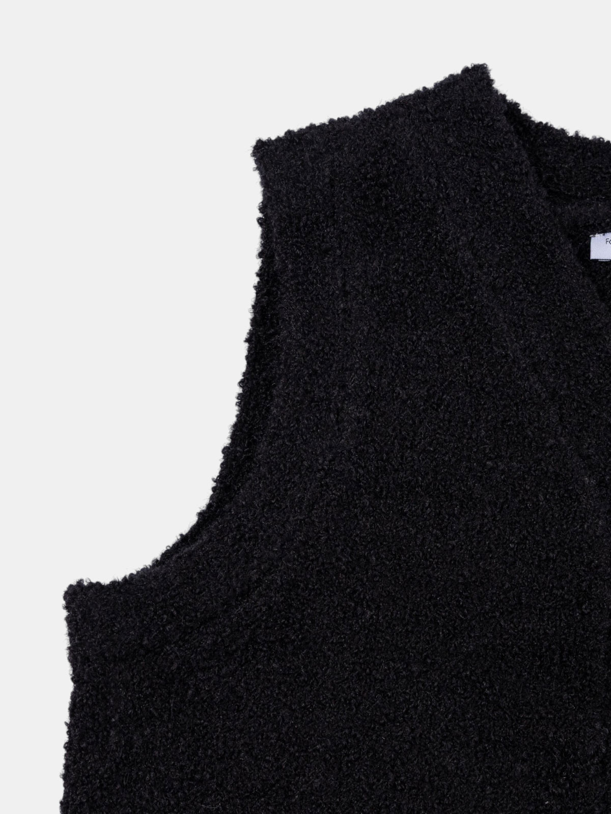 Gilet sans manches noir fille (XXS-M) Gilet sans manches noir fille (XXS-M)
