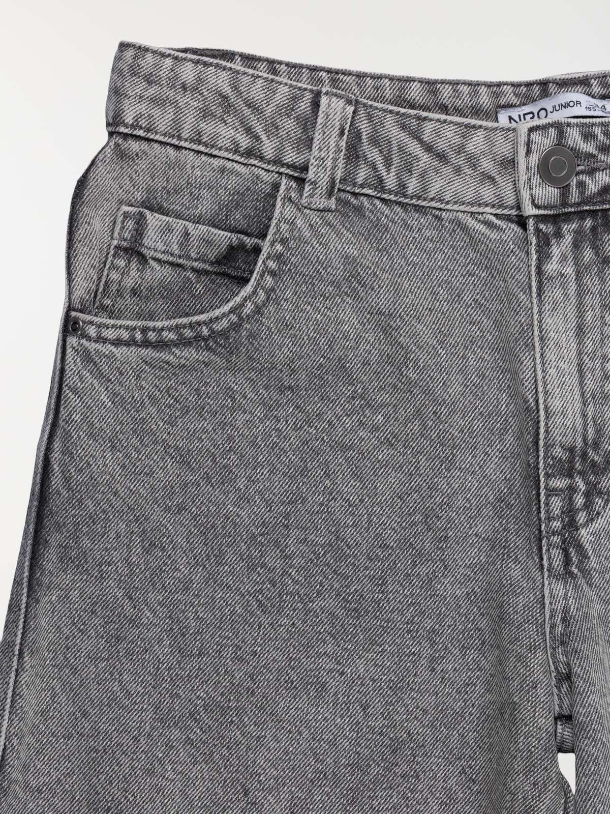 Jean barrel denim gris garçon (XXS-M)