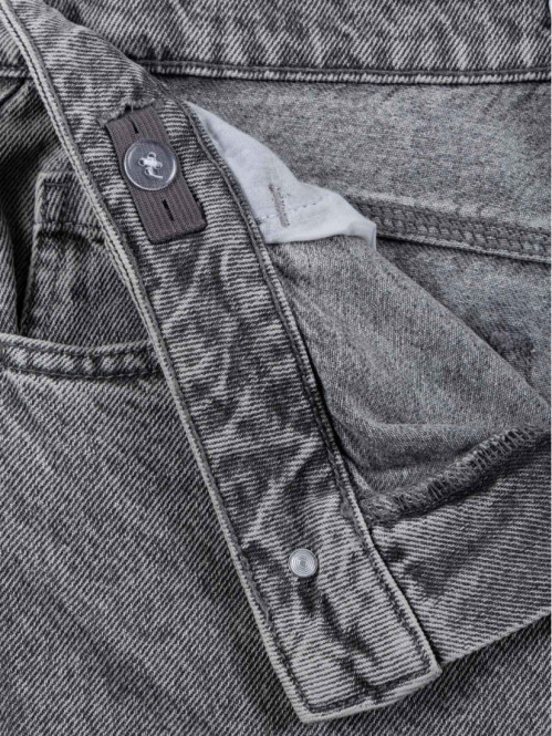 Jean barrel denim gris...
