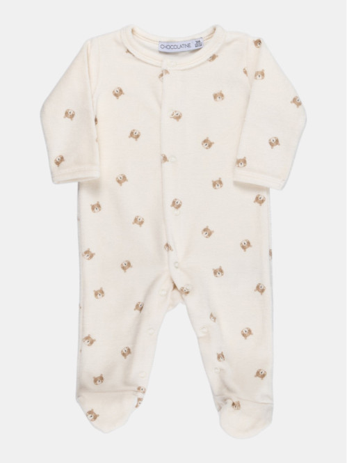 Dors-bien imprimé ourson bébé (0-9M)