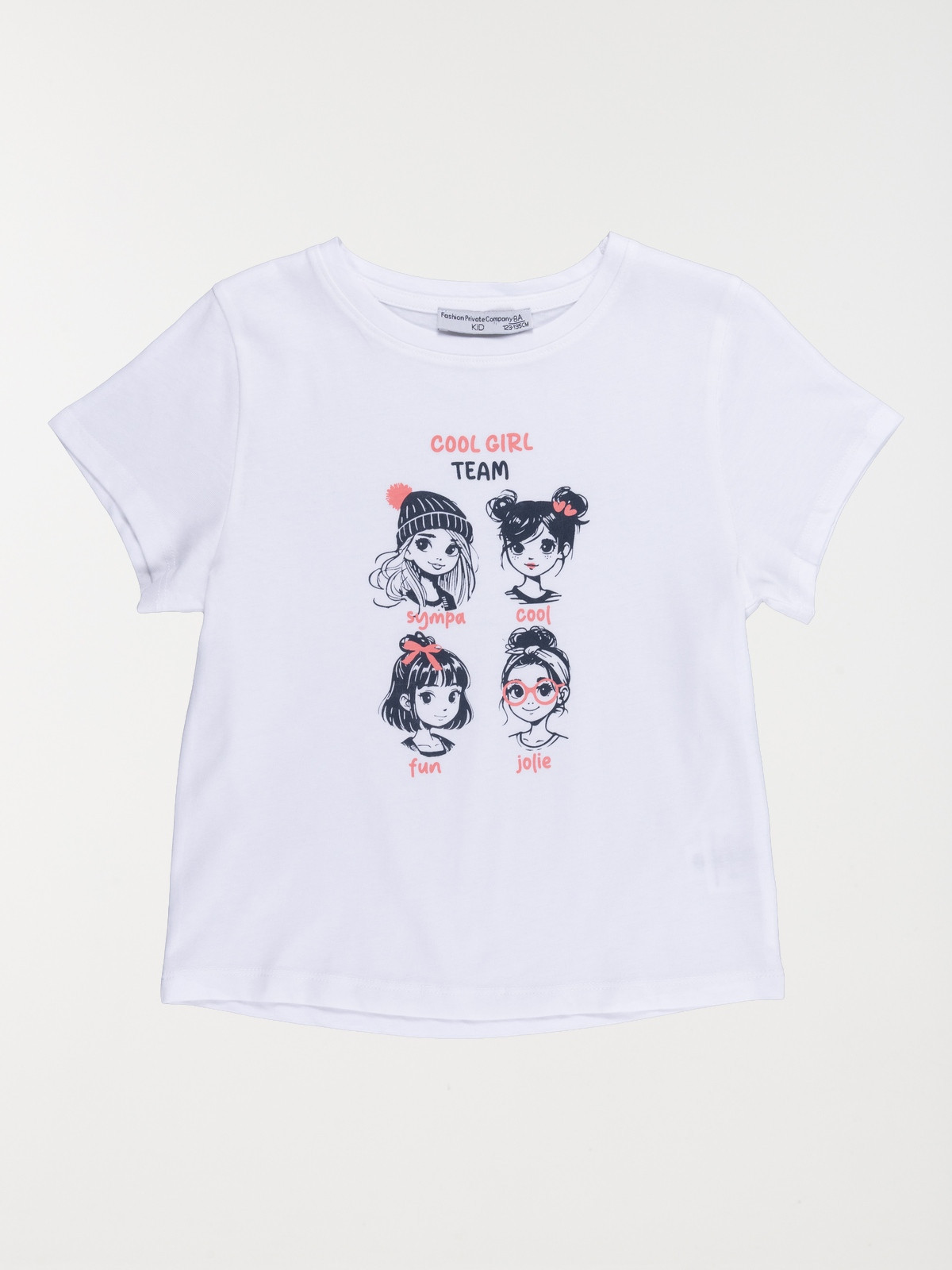 Tee-shirt cool girl team fille (3-12A) Tee-shirt cool girl team fille (3-12A)